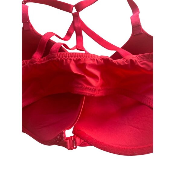 Victoria Secret Push-Up Racerback Bra Red - Picture 6 of 12